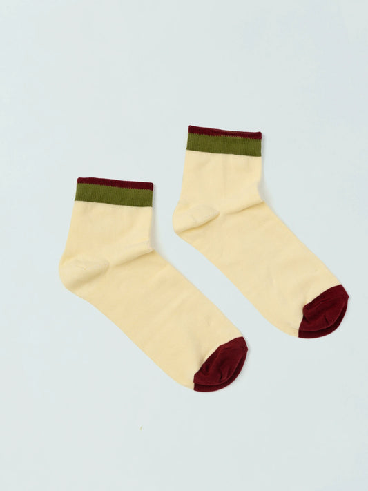 Butter - Colour Fool | High Ankle Socks
