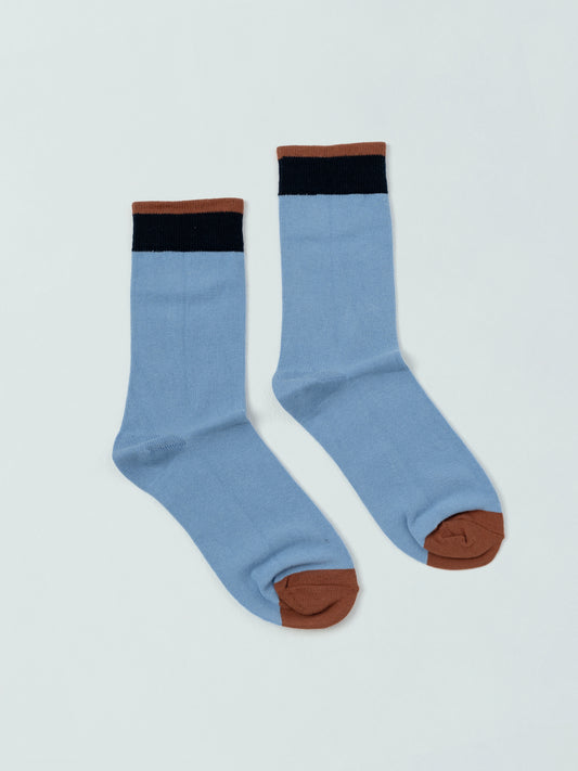 Sky - Colour Fool | Crew Socks