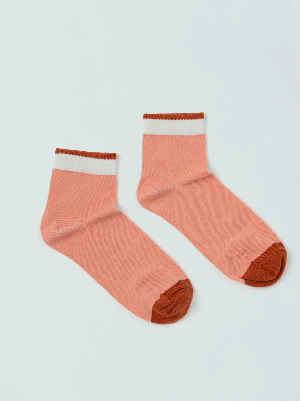 Peach - Colour Fool | High Ankle Socks