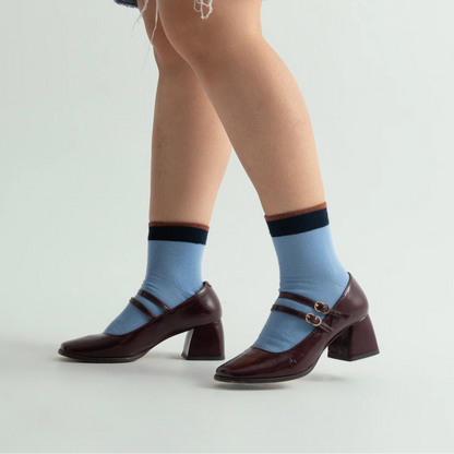 Sky - Colour Fool | High Ankle Socks