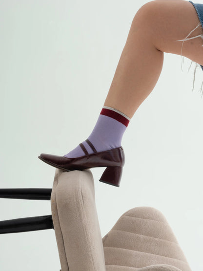 Lavender - Colour Fool | High Ankle Socks
