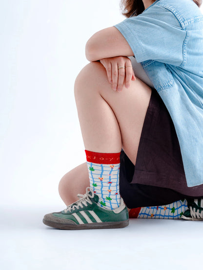 JOYMAX | Illustrated Set of 3 Socks